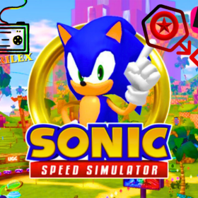SONIC SPEED SIMULATOR 2K ANEL VERMELHO